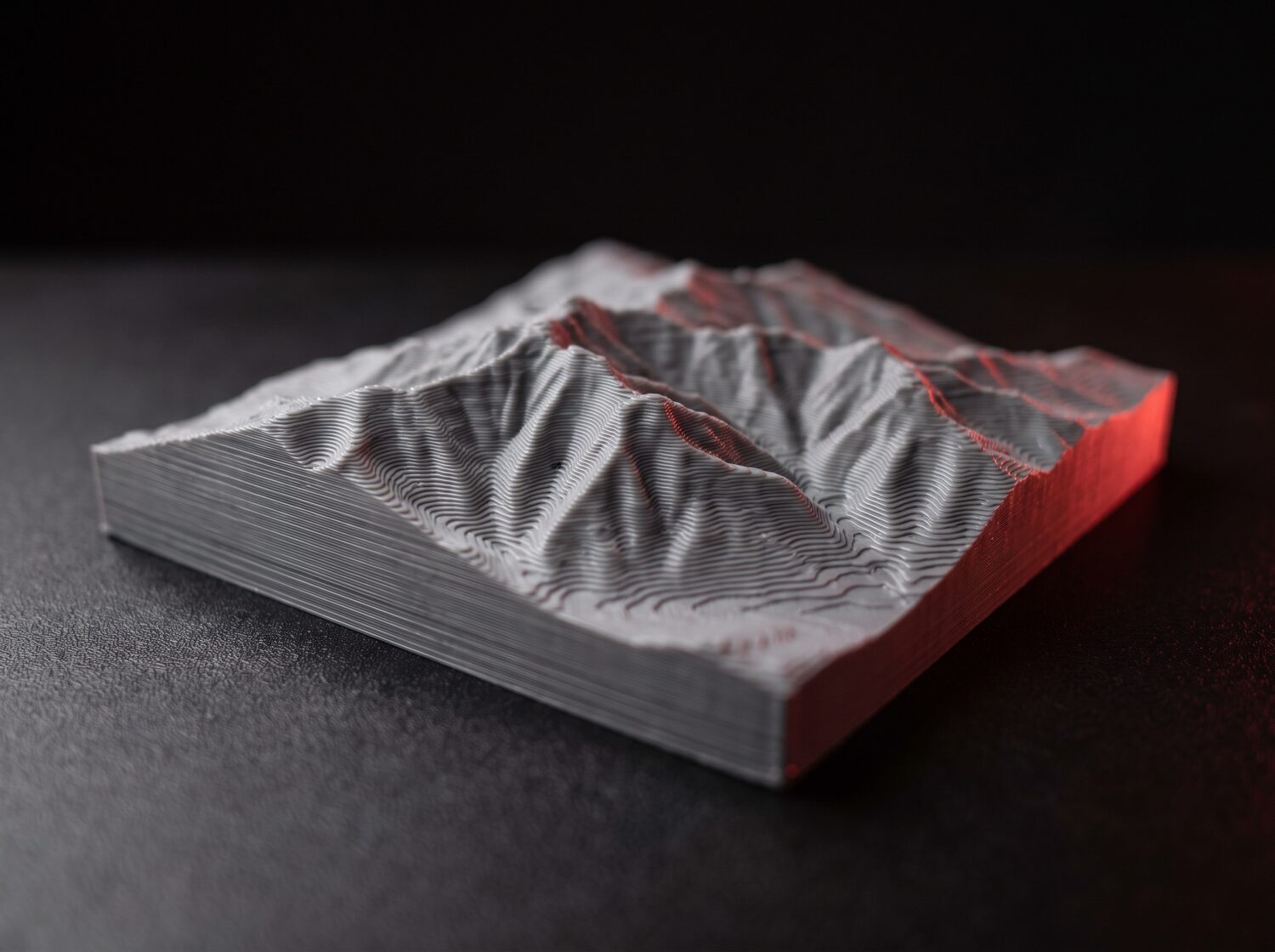 Topographic terrain model